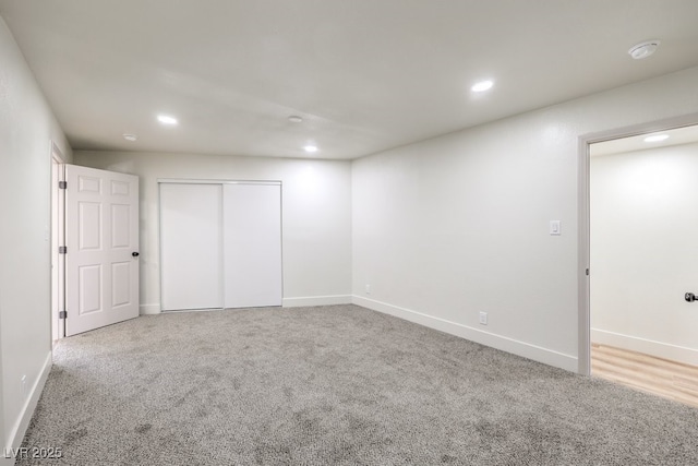 interior space with carpet floors