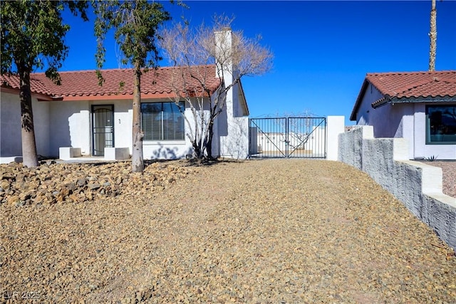 view of rear view of property