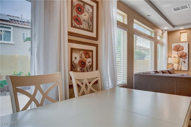 view of dining room