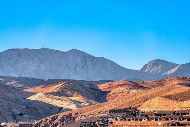 view of mountain feature