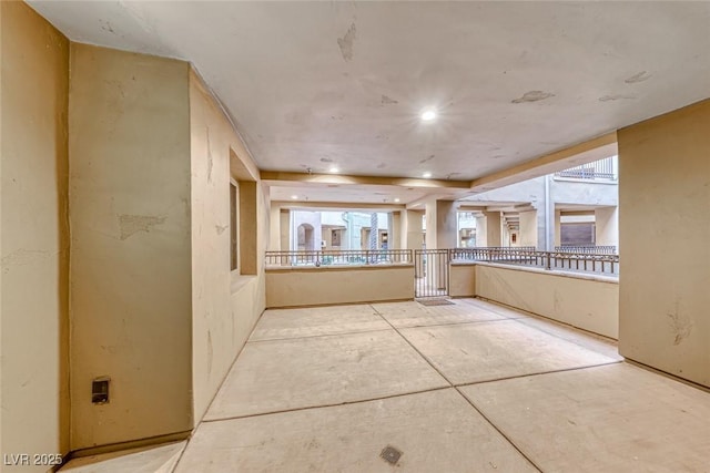 kitchen with cream cabinets