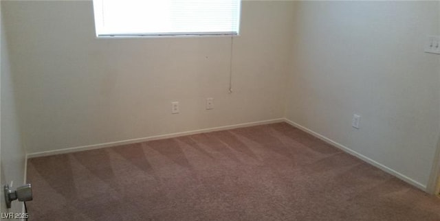 spare room featuring carpet