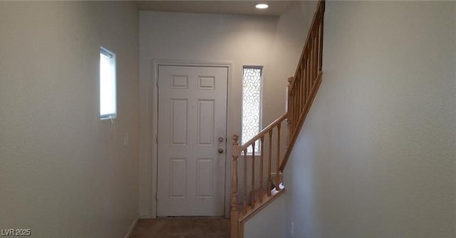 view of entrance foyer