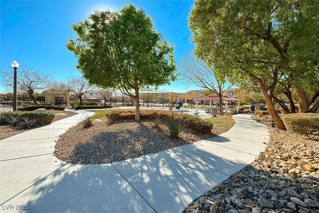 surrounding community with a gazebo