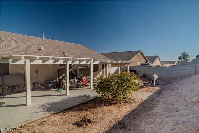 exterior space with a patio area