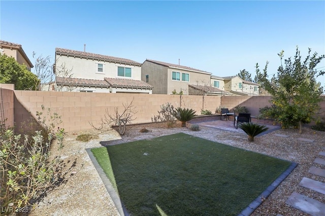 view of yard featuring a patio area