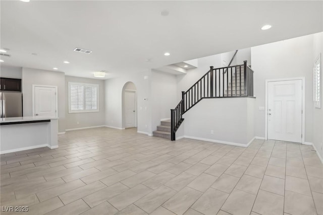 view of unfurnished living room