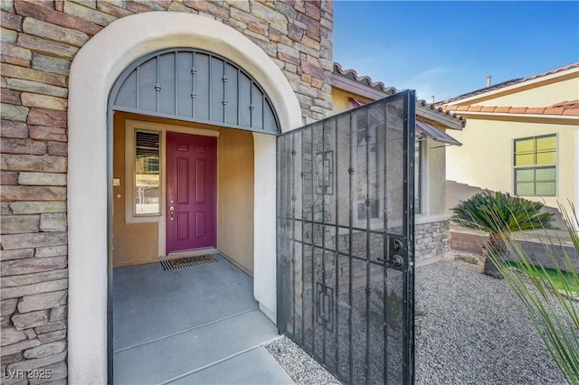 view of entrance to property