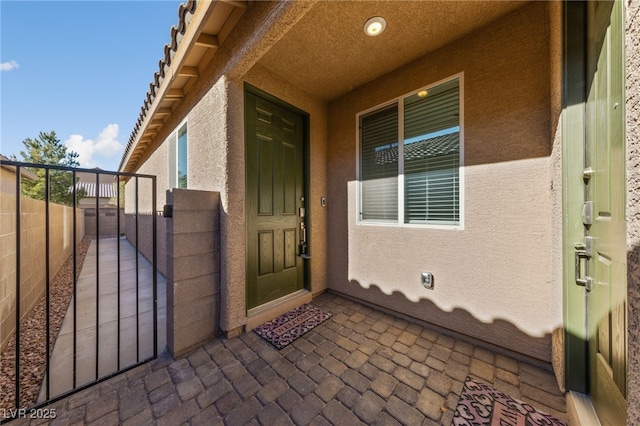 view of entrance to property