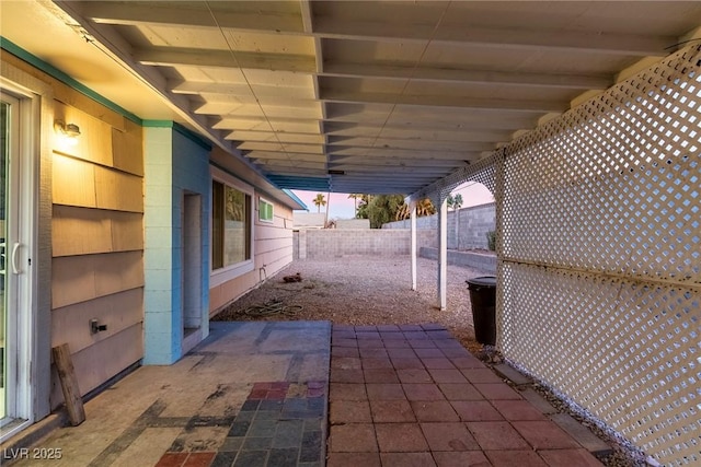 view of patio