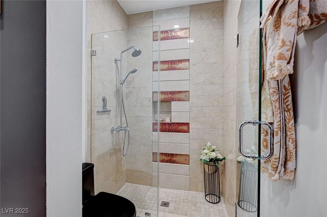 bathroom with walk in shower