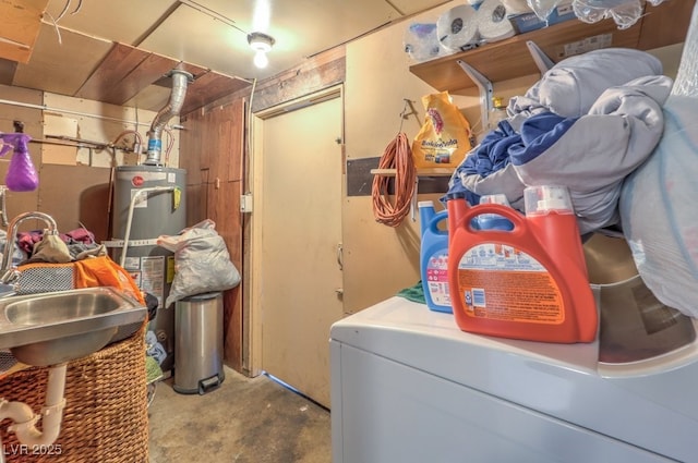 laundry room featuring sink