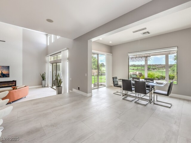 view of dining room