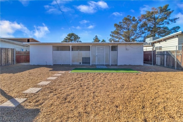 view of back of property