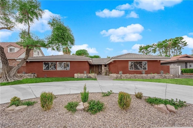 view of ranch-style home