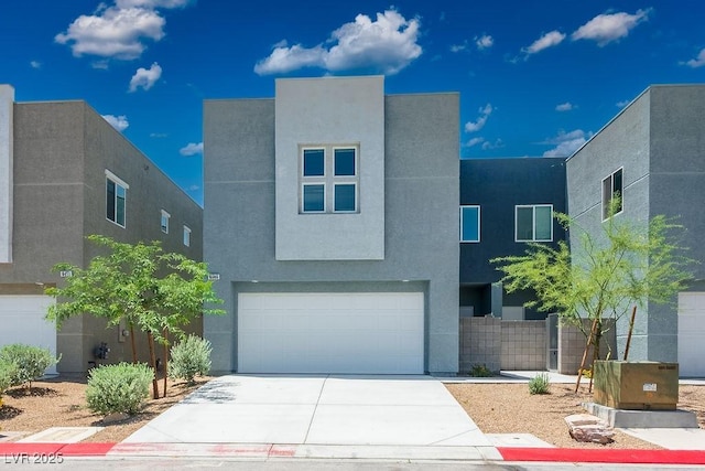 modern home with a garage