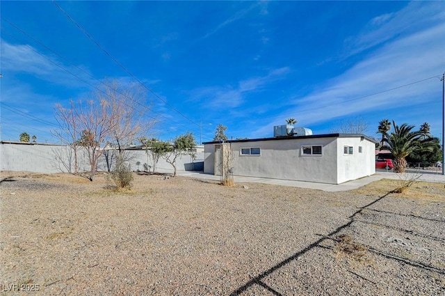 view of back of property