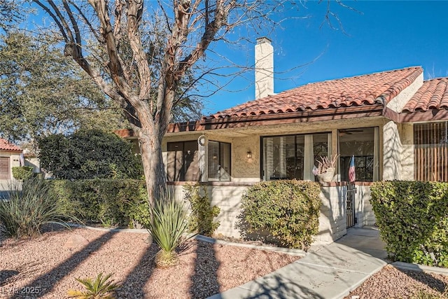 view of front of home