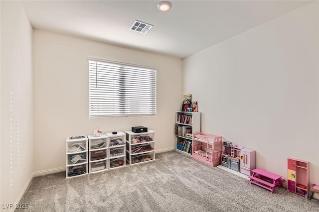 playroom featuring carpet floors