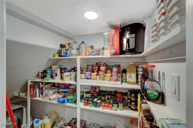 view of pantry