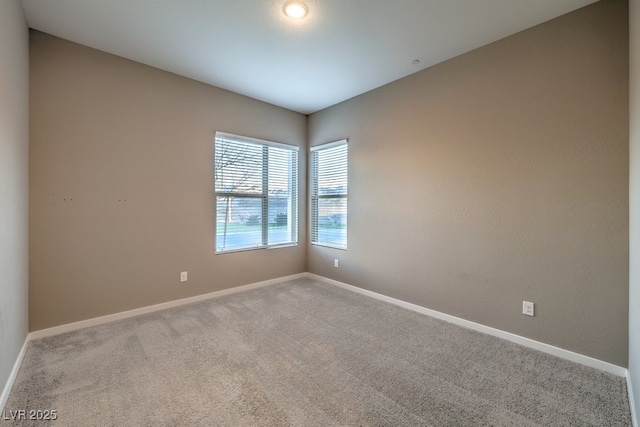 spare room with carpet floors