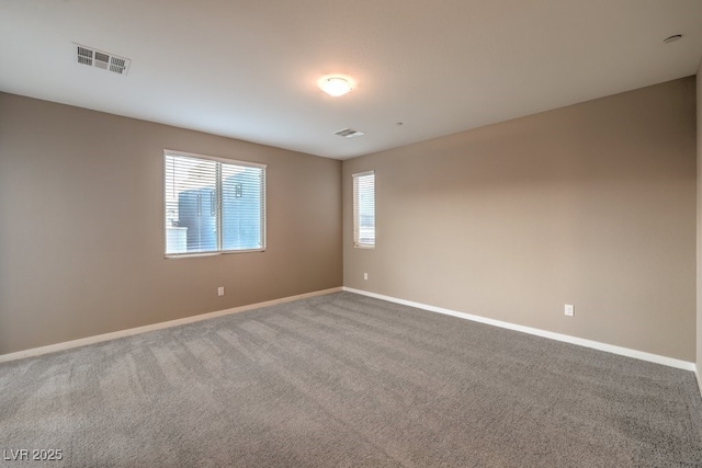 spare room with carpet floors