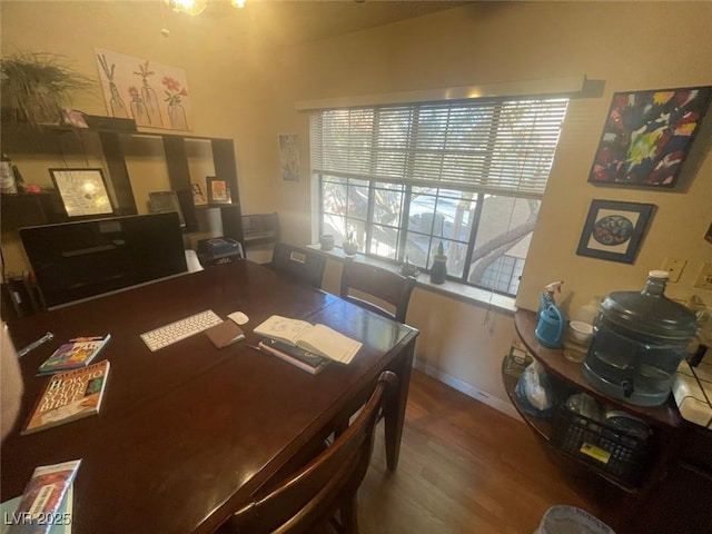 dining room featuring hardwood / wood-style floors