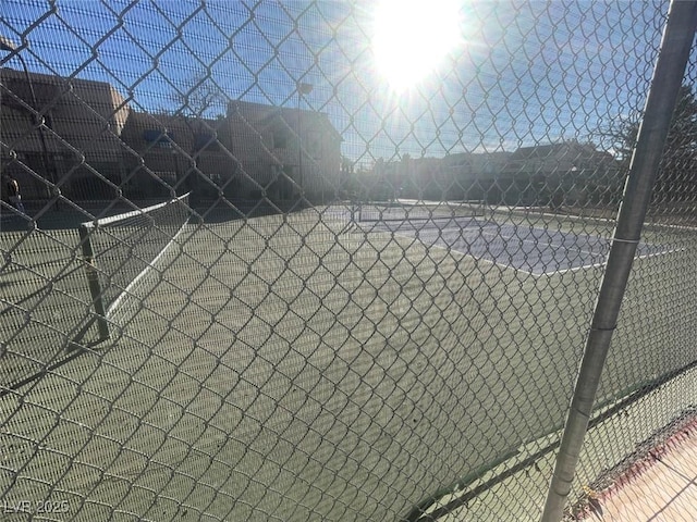 view of sport court