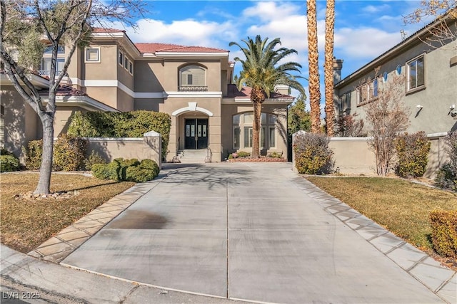 view of mediterranean / spanish house