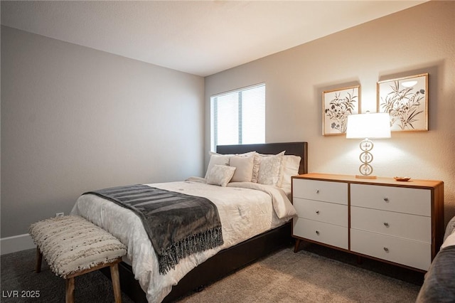 bedroom with carpet flooring