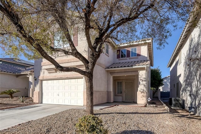 view of front of property featuring central AC unit