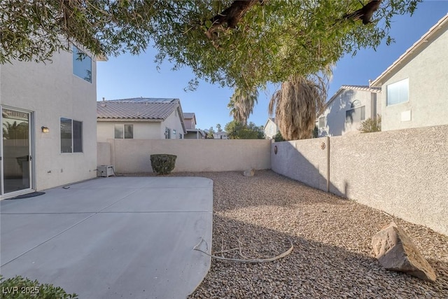 view of yard featuring a patio area