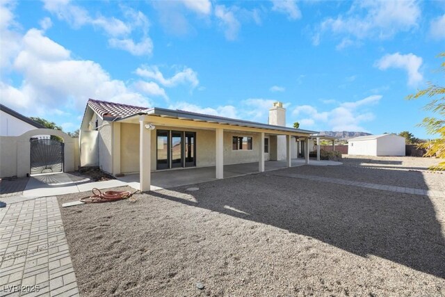 view of rear view of property