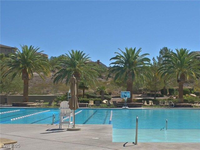 view of pool