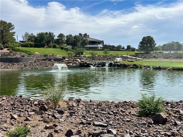 view of water feature