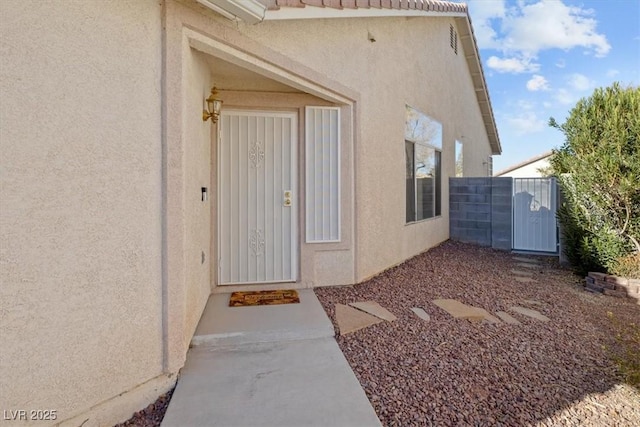 view of entrance to property