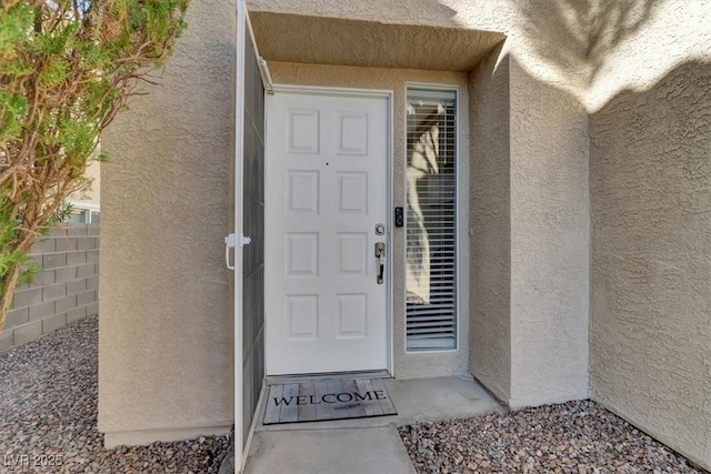 view of property entrance