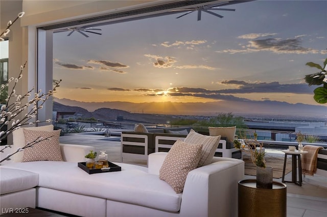 1 Boulderback Dr, Henderson, NV 89012 - view of patio / terrace with outdoor lounge area
