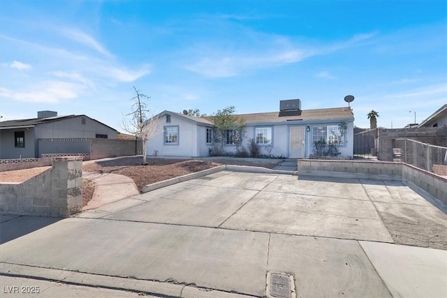 view of ranch-style home