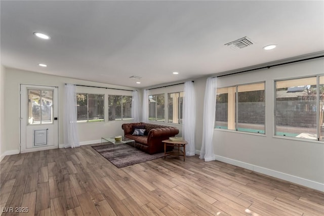 unfurnished sunroom with a healthy amount of sunlight