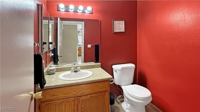3350 Stacey Lyn Dr, Las Vegas, NV 89117 - bathroom with toilet and vanity