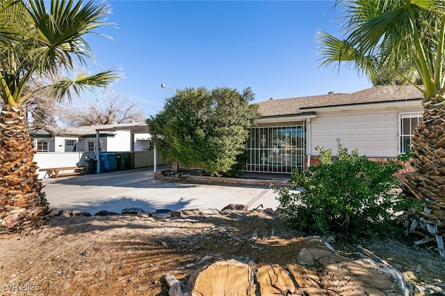 back of property featuring a patio