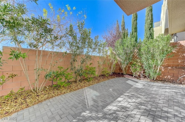 view of patio / terrace with a fenced backyard