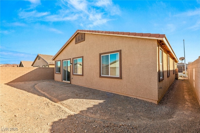 view of back of property