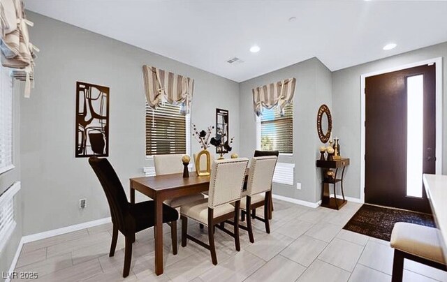 view of dining room