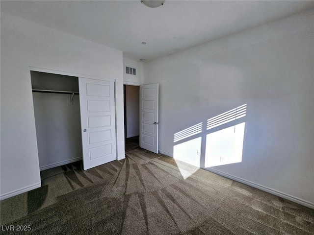 846 Star Estates Ave, North Las Vegas, NV 89086 - unfurnished bedroom with carpet flooring, baseboards, and a closet