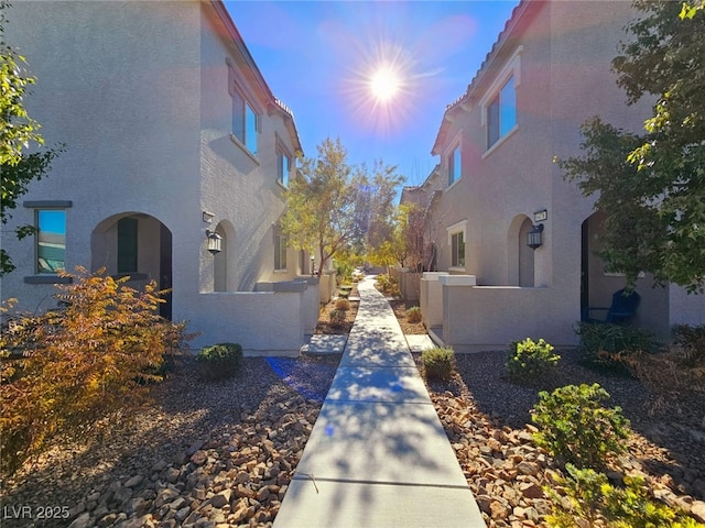 846 Star Estates Ave, North Las Vegas, NV 89086 - view of side of home featuring stucco siding and a residential view