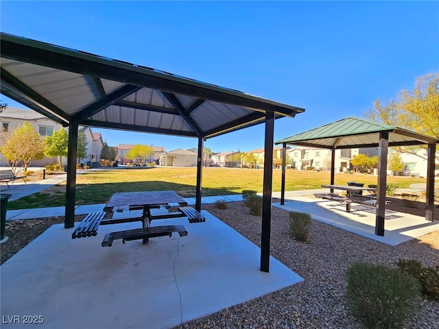 846 Star Estates Ave, North Las Vegas, NV 89086 - surrounding community featuring a gazebo, a yard, a patio area, and a residential view