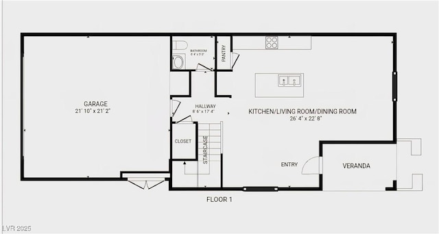 846 Star Estates Ave, North Las Vegas, NV 89086 - floor plan / room layout