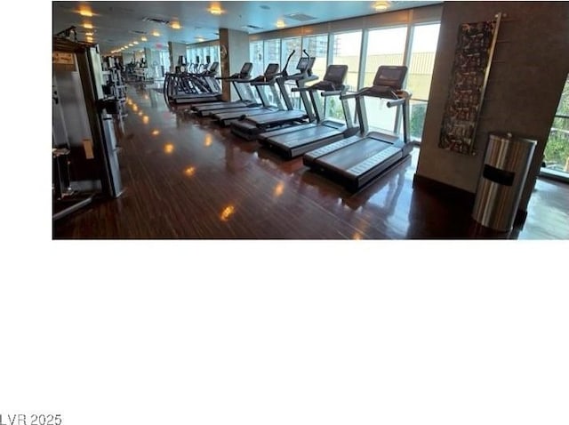 view of exercise room